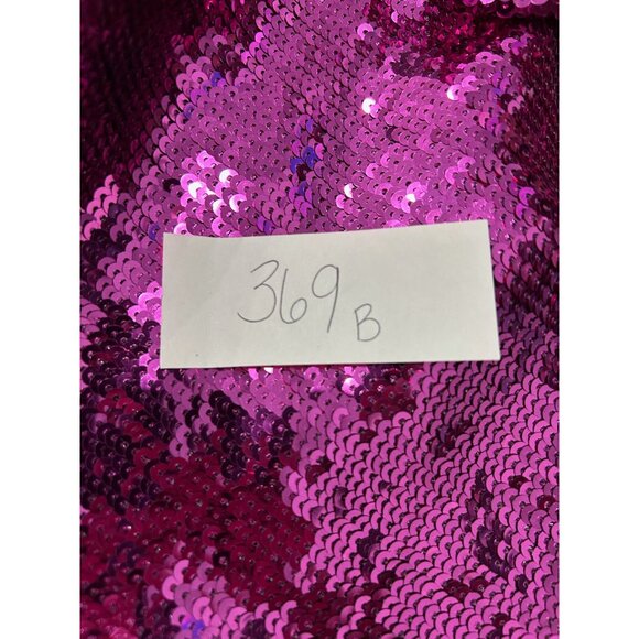 INC Womens Magenta Sequined Ruffled Sleeveless V Neck Top SZ XLarge - Picture 9 of 10
